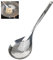 Trendecor Espumadera de acero inoxidable, 35,4 x 10,8 cm, utensilio de cocina, de metal, con mango largo, mango largo ergonómico, para verduras, fideos