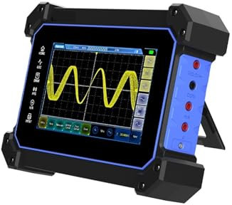 BOOZXCV TO1112D Oscilloscopio Digitale Touch Screen 2 canali 110 MHz Oscilloscopi USB Portatili Multimetro Sorgente di Segnale (TO1112D)