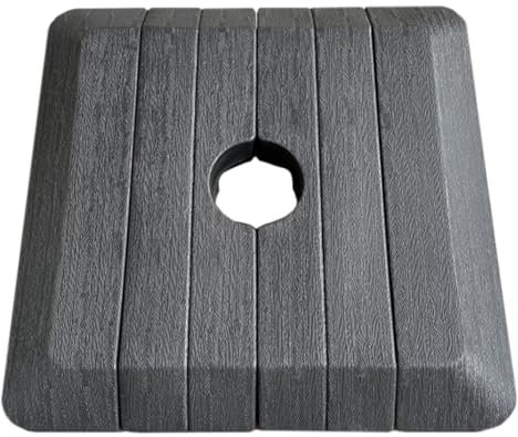 RANSENERS Schirmständer für Ampelschirm - Sonnenschirmständer Füllbar mit Sand und Wasser - Tragfähigkeit von 100-150kg