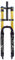 AuroraXQ Forcella Ammortizzata for Mountain Bike 26/27,5/29 per Aria DH Doppia Spalla Ammortizzatore in Discesa Tubo Dritto Forcella Anteriore Della Bicicletta Air con Rebound Regolazione e Bloccaggi