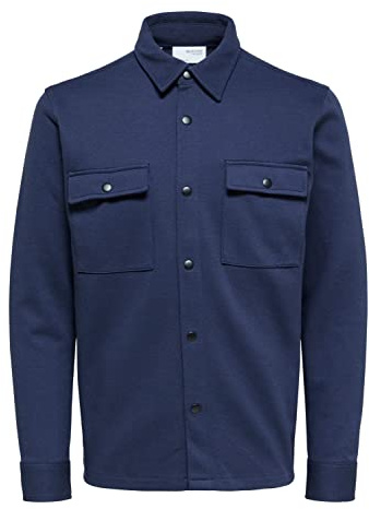 SELECTED HOMME Male Overshirt Klassisches | Overshirt