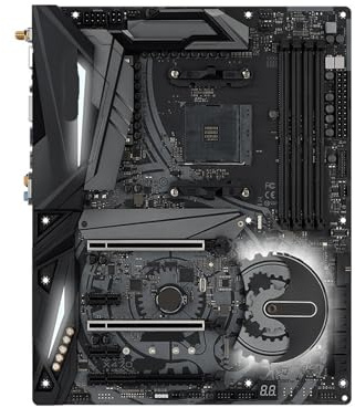 Placa Base For X470, Compatible con Ryzen 9 5900X R7 5700X3D R5 5600G CPU 4xDDR4 3466MHz NVME M.2 AM4, Placa For ASRock, Replacement Part