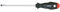 Felo Series 500 Frico piatto/cacciavite a taglio, Black & Red, 3.0 x 0.5 x 100mm
