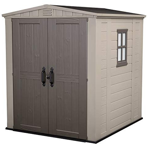 tepro Keter Kunststoff-Gerätehaus Factor 6x6 Gartenhaus Geräteschuppen Gartenschuppen