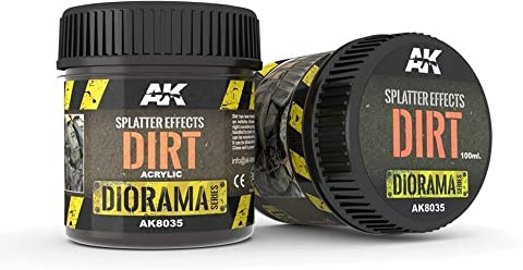 AK Interactive Diorama AK8035 Dirt Splatter Effect Acrylic Paint 100ml