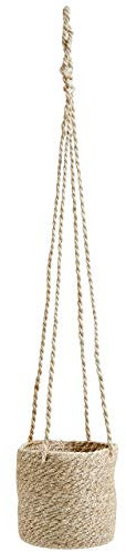 Nordal Jute Hanging Pot with PVC Inside