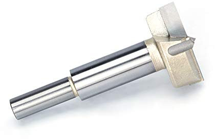 TOOLSTAR Forstnerbohrer, Bohrkronen, Hartmetall-Bohrer, 48 mm, für Holzbearbeitung, Lochsäge, Drehschneidewerkzeug für Holz, Kunststoff, Sperrholz (1 Stück)