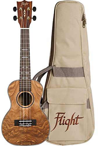 FLIGHT DUC410 QA Konzert-Ukulele, gesteppt, Esche