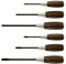 VESSEL Wood-Compo Schraubendreher mit rutschfestem Griff, hergestellt in Japan, 6-teiliges Set 3006CS