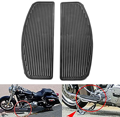 NATGIC Patins de sol avant en caoutchouc antidérapant pour Harley Touring Electra Road King Glide