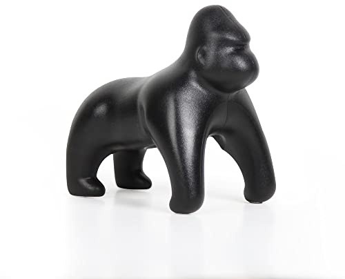 QUALY Glori Gorilla Flaschenöffner Magnet Schwarz AFFE Kronkorken Öffner