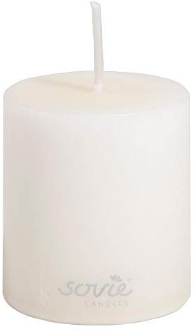 Stumpenkerze Creme, Ø 50 x 60 mm - Brenndauer ca. 16 Stunden