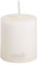 Stumpenkerze Creme, Ø 50 x 60 mm - Brenndauer ca. 16 Stunden