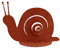 Rostalgie Edelrost Schnecke Sally 20 x 15 cm auf Bodenplatte Figur Gartendekoration