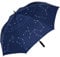 iX-brella Reflex Regenschirm Star Sign mit reflektierenden Sternbildern - Golfschirm Automatik XXL 130cm