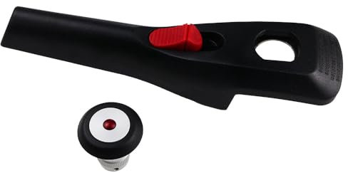 Anakel Home Pack Recambios Olla a Presión Compatible con Magefesa Magestar Modelo Antiguo, Incluye Mango Superior de Tapadera y Válvula Reguladora de Presión Rojo y Negro