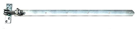 Ladenband | Torband | einstellbar | verstellbar, Längen 300-1000 mm lang (Länge: 800 mm, galvanisch blau verzinkt)
