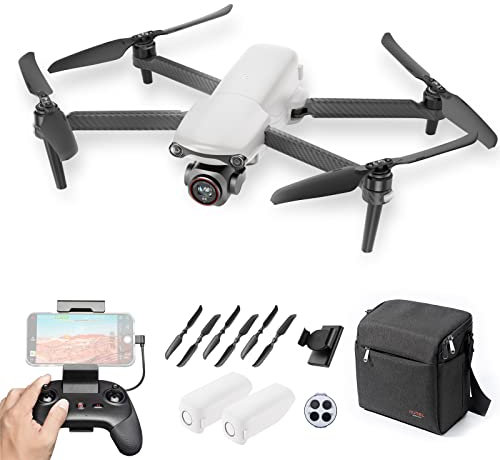YueLi EVO Lite+ Portable Foldable Drone,3-Axis Gimbal with 6K HD Camera,1inch Image Sensor,40-Minute Flight Time,12km Video Transmission,with Avoidance Sensing RC Quadcopter(Lite+ Combo,Glacier White)