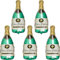 Feelairy Globos de plástico para botellas de champán, 5 unidades, globos gigantes para botellas de helio, botellas de vino, vino, cerveza, decoración para adultos, cumpleaños, bodas, fiestas