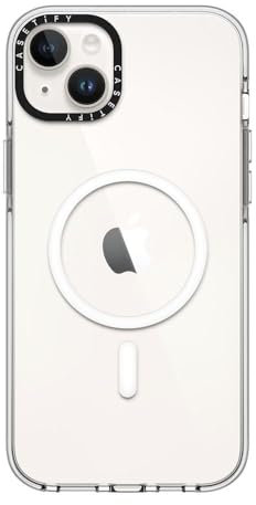 CASETiFY Transparente Schutzhülle für iPhone 14 Plus, vergilbt nicht, 2 m Fallschutz