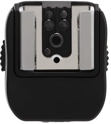 Tbest Adattatore per slitta flash TF-334 con porta di sincronizzazione PC extra per Flash Speedlite per fotocamera A73
