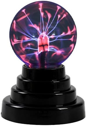 I-TOTAL® - Magische Plasma-Lampe Berührungs- und geräuschempfindliches Novelty-Nachtlicht für Dekoration/Kinder/Schlafzimmer (SMALL)