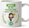 Mugffins Tazza Personalizzata in ceramica per PSICOLOGA donna 11 oz / 350 ml - In italiano - Sei migliore del mondo - Idea regalo per compleanno, anniversario, natale, laurea