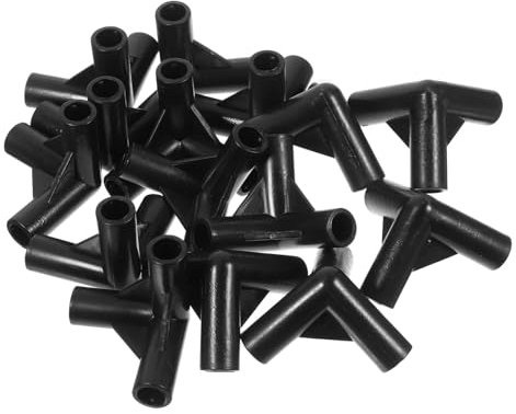 Kisangel 24 Stück Baldachin-Zelt-Komponenten Baldachin-beschläge Aus Pe-Material Zelt-Pole-stecker Baldachin-beschlags-verbinders Zelt-ersatzteile Einfach Zu Montieren