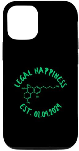 Hülle für iPhone 14 Cannabisgesetz I THC I Weed I Legal Happiness Marihuana