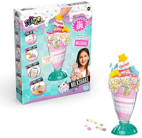 So Slime Sensations Sugary Crush Milkshake – Préparez des friandises amusantes – Comprend tout ce dont vous avez besoin pour faire un milkshake à partir de différents composés – 6+, rose