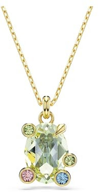 Swarovski Gema Anhänger, Verschiedene Schliffe, Mehrfarbig, Goldlegierungsschicht