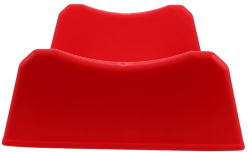 HAPINARY Reifenpräsentationsständer Reifenreinigungsständer Reifenständer Für Die Garage Autozubehör Bullseye Pro Reifenfüller Holzlagerregal Zur Wandmontage Parkregal Radträger Rot Plastik