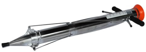 Traplanteur semi-automatique avec double poignée en acier inoxydable