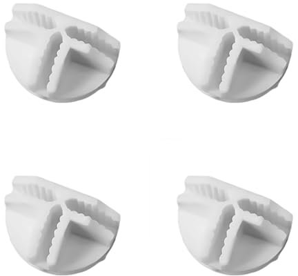 4 conectores de rejilla multiusos, solución de almacenamiento de estantes de alambre para accesorios portátiles y paquetes modulares de armario