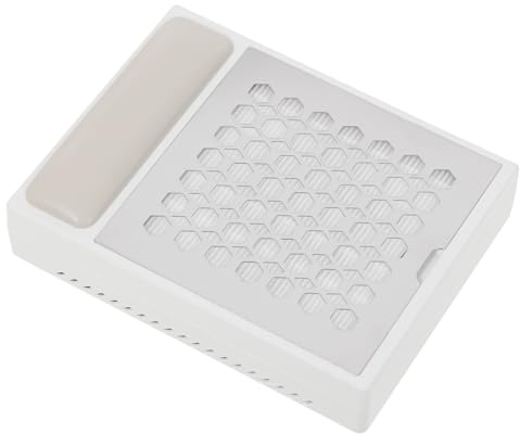 Nagel Staubsauger Professionelle Staubabsaugung für Nägel, 56W Nagel Staubabsaugung mit Filter für Nagelstudio und Zuhause, Weiß