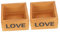 SEWOART 2 Piezas Planter Box de Madera Retro para Suculentas de Maceta Cuadrada para Decoración de Escritorio y Jardín Estilo Vintage para Oficinas