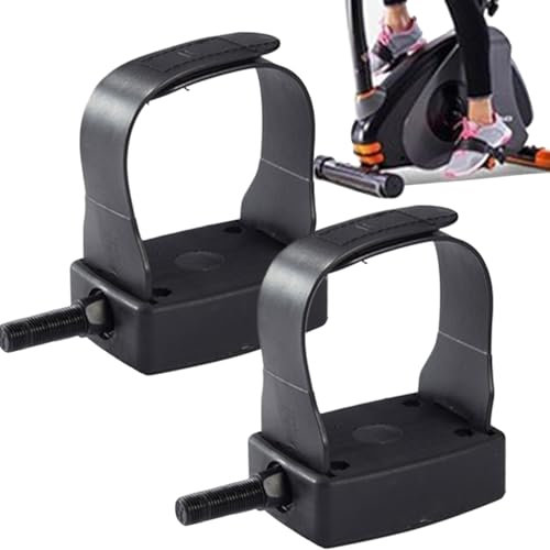 qixeuoa Pedales de repuesto para bicicletas estáticas, bicicletas estacionarias y ergómetros para cambiar fácilmente, pedales de repuesto para bicicleta reclinable de bicicleta, pedales