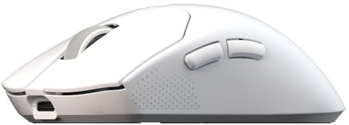 Corsair Sabre v2 PRO Ultralight Wireless FPS Gaming-Maus – 33K DPI, 36g Gewicht, 8,000Hz Hyper-Polling, Mechanische Tastenschalter, Bis zu 70 Stunden Kabellose Akkulaufzeit, Web Hub – Weiß