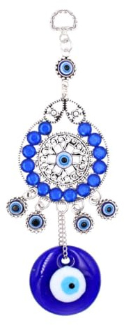 Türkische Blaue Auge Glas Legierung Hängedeko Weihnachten Geschenkideen | Türgriffe und Taschenreißverschlüsse, Blaues Sonnenmotiv, Symbolischer Schutzcharme, Stilvoll Dekorativ