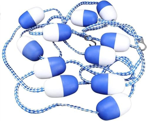 DJXLMN Corde de séparation de sécurité réglable pour piscine avec flotteurs, barrière en nylon facile à installer pour sécuriser les zones de piscine