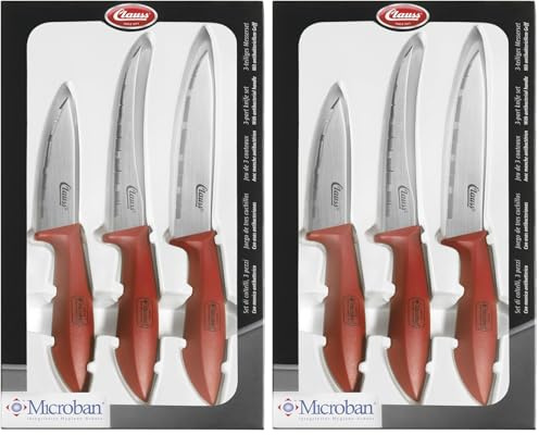 Clauss Messer Set, Grau (Packung mit 2)