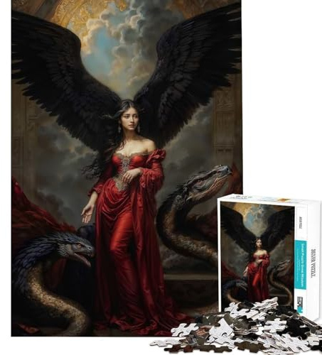 1000-teiliges Puzzle für Erwachsene Renaissance Lilith Gehirn-Intelligenz-Herausforderung Suchtspielzeug Entspannungsspiel Lernspielzeug Pädagogisches Geburtstagsgeschenk (Größe 38x26cm)