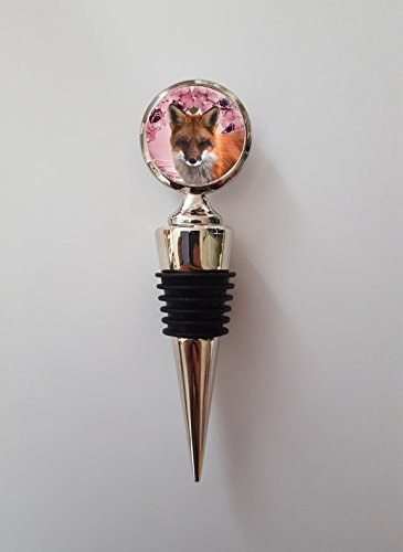 Fox Polished Metal Wine Bottle Stopper Ideal Birthday Keepsake Gift N730