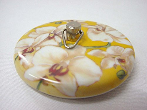TAPON BAÑERA Lavabo BIDE Fregadero Standard Porcelana ORQUIDEA Amarillo