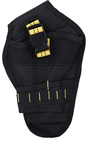 Oxford Werkzeuggürtel Aufbewahrungstasche Pocket Holster Tool Gürteltasche Portable Bohrmaschine Halter Werkzeugtasche Gürtel(Gelb Braid)