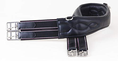 Rhinegold 0 Softee Comfort Girth-48-Black Gurt, Schwarz, 121,9 cm