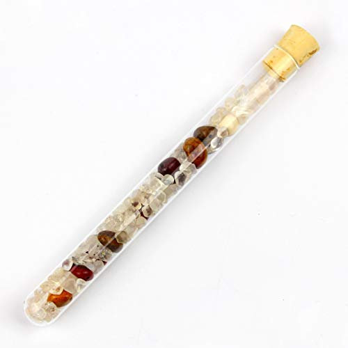 Aqua Lapis® Edelsteinstab Premium Evulation Mookait, Bergkristall Edelsteinwasser herstellen M - 160x16mm