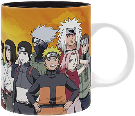 ABYSTYLE - Naruto Shippuden - Taza - 320 ml - Ninjas de Konoha