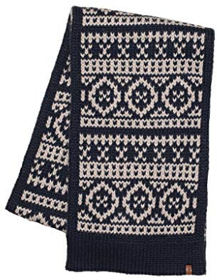 Brakeburn Schal Norwegermuster Jaquardmuster 180 x 26cm Einheitsgröße 100% Wolle