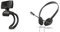 Trust Trino HD Webcam mit Mikrofon, 1280 x 720, 30 FPS & 21665 Primo Headset für PC und Laptop schwarz